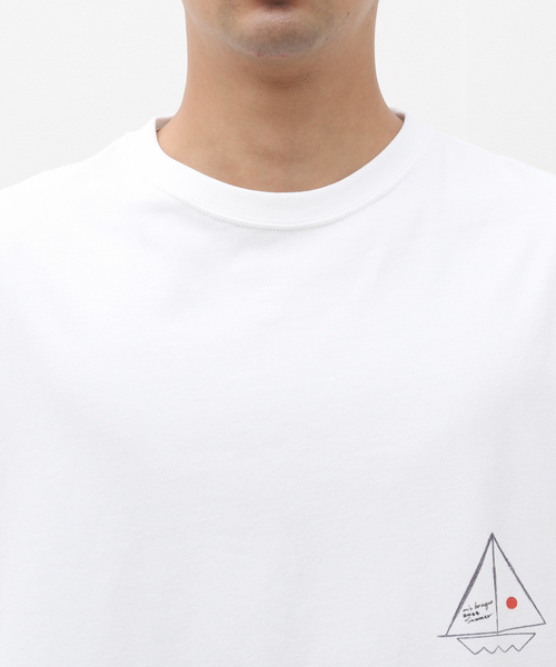 m's braque（エムズブラック）の「m's braque (エムズ ブラック) for BOUCLE FRANCH PUZZLE-Tシャツ（Tシャツ/カットソー・メンズ・ホワイト・LARGE/MEDIUM）」の8枚目の写真