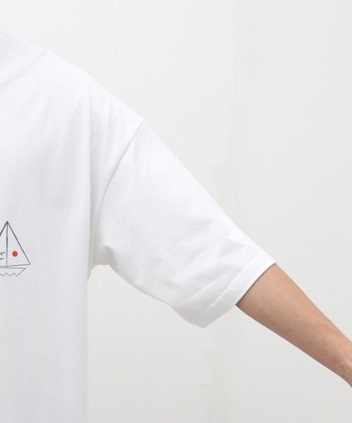 m's braque（エムズブラック）の「m's braque (エムズ ブラック) for BOUCLE FRANCH PUZZLE-Tシャツ（Tシャツ/カットソー・メンズ・ホワイト・LARGE/MEDIUM）」の10枚目の写真