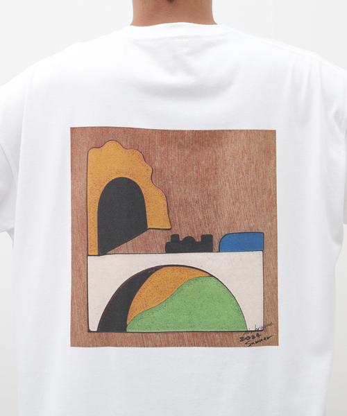 m's braque（エムズブラック）の「m's braque (エムズ ブラック) for BOUCLE FRANCH PUZZLE-Tシャツ（Tシャツ/カットソー・メンズ・ホワイト・LARGE/MEDIUM）」の14枚目の写真
