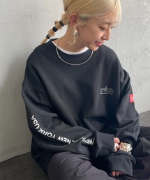 Manhattan Portage | [MANHATTAN PORTAGE/マンハッタンポーテージ] 別注 アームプリントロゴ クルーネックスウェット(スウェット)