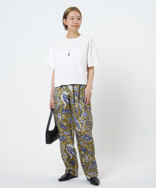 AP STUDIO（エーピーストゥディオ）の「追加3 ニットクロップドティー（ニット/セーター・レディース・ブラック/ホワイト/ネイビー・FREE）」の4枚目の写真