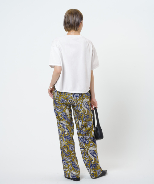 AP STUDIO（エーピーストゥディオ）の「追加3 ニットクロップドティー（ニット/セーター・レディース・ブラック/ホワイト/ネイビー・FREE）」の6枚目の写真