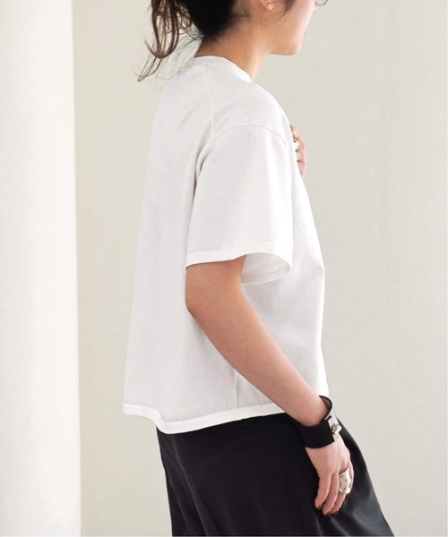 AP STUDIO（エーピーストゥディオ）の「追加3 ニットクロップドティー（ニット/セーター・レディース・ブラック/ホワイト/ネイビー・FREE）」の12枚目の写真