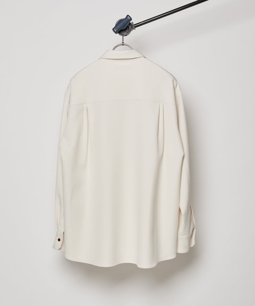 CULLNI(クルニ)の「【CULLNI / クル二】exclusive ZIPデザインシャツ(シャツ/ブラウス・メンズ・バーガンディー/ブラック/キナリ・2/1)」の4枚目の写真