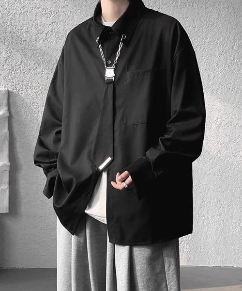 CREARE -LINO-(クレアーレリノ)の「ネクタイ付きシャツ(シャツ/ブラウス・メンズ・ホワイト/ブラック・MEDIUM)」の12枚目の写真
