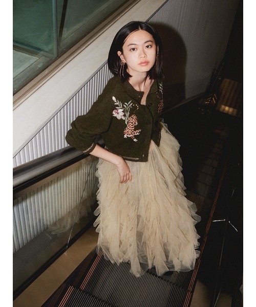 LILY BROWN×KEITA MARUYAMA カーディガン ライトブルー リリーブラウン LILY BROWN 【LILY BROWN×KEITA MARUYAMA