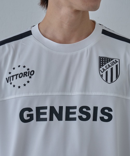 COLONY 2139（コロニートゥーワンスリーナイン）の「ゲームシャツ長袖クルー（Tシャツ/カットソー・メンズ・ブラック/ホワイト・MEDIUM/LARGE）」の15枚目の写真