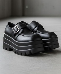 LOVEHUNTER（ラブハンター）の「+8cm 軽量厚底 トリプルソールローファー コインローファー ビットローファー タッセル リボン メタルバックル（ローファー）」