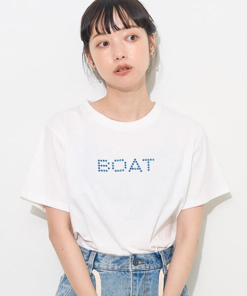 セール】NAUTICA/ノーティカ ラインストーンTシャツ（Tシャツ