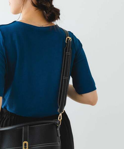 RODE SKO（ロデスコ）の「ワンハンドルステッチバケツバッグ（ハンドバッグ・レディース・ブラック/オレンジ/ベージュ系その他・ONE）」の19枚目の写真