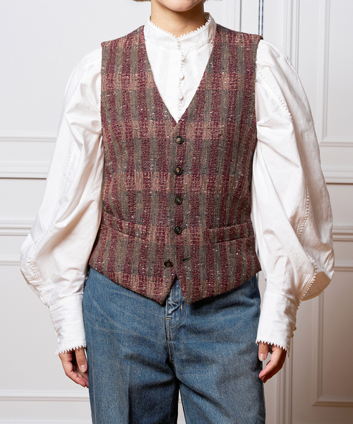 IENA LA BOUCLE LINTON Vネックベスト IENA LA BOUCLE（イエナラブークル）の「IENA LA BOUCLE LINTON