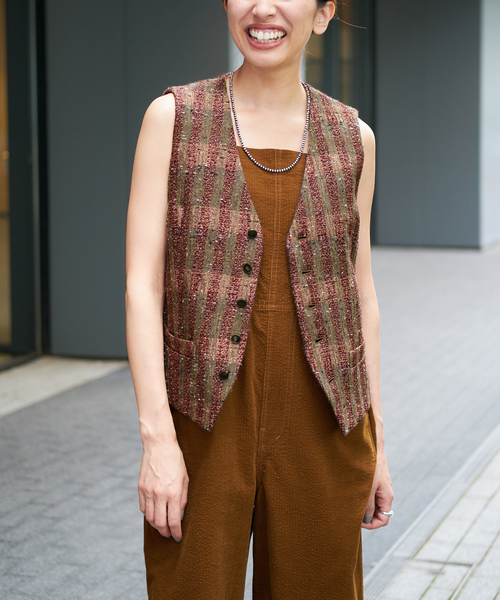 IENA LA BOUCLE LINTON Vネックベスト IENA LA BOUCLE（イエナラブークル）の「IENA LA BOUCLE LINTON