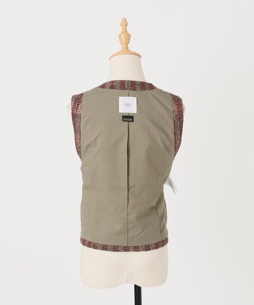 IENA LA BOUCLE LINTON Vネックベスト ベスト
