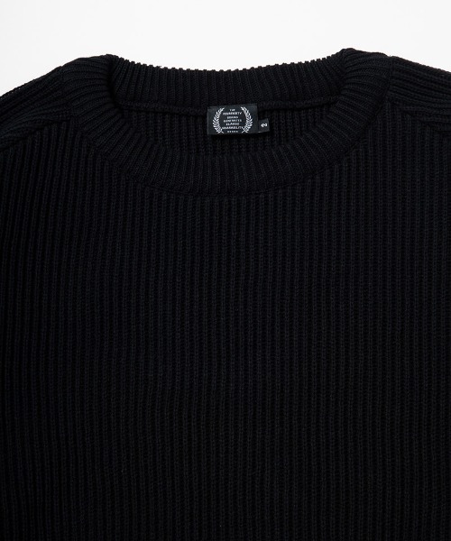 430(フォーサーティ)の「mn3008-PW KNIT SWEATER クルーネックセーター(ニット/セーター・メンズ・ブラック・0/1/2/3)」の5枚目の写真
