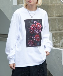 【THE FINAL VIEW】フラワーフォトプリント ロンTEE