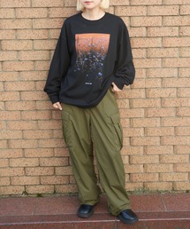 THE FINAL VIEW（ザファイナルビュー）の「【THE FINAL VIEW】フラワーフォトプリント ロンTEE（Tシャツ/カットソー）」