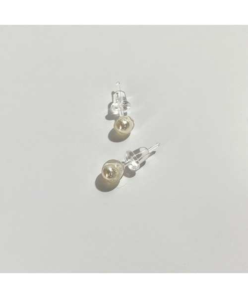 tone(トーン)の「【Laugh】tubu beads / pierce(MA)(ピアス(両耳用)・レディース・ホワイト/ブルー/グリーン/ブルー系その他・FREE)」の11枚目の写真