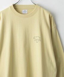 coen（コーエン）の「【WEB限定】RYO KANEYASU × コーエンベアプリントロングスリーブTシャツ（Tシャツ/カットソー）」