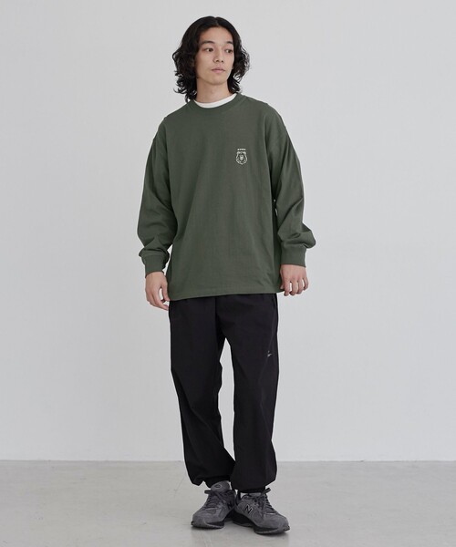coen(コーエン)の「【WEB限定】RYO KANEYASU × コーエンベアプリントロングスリーブTシャツ(Tシャツ/カットソー・メンズ・ホワイト/ベージュ/ネイビー/ダークグレー・M/L/XL/S)」の19枚目の写真
