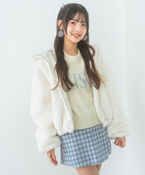 アルベロベロ　アルクイッポ　モコモコ部屋着 セール】【洗える！】モコモコファーフーディ（その他アウター