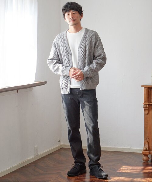ikka(イッカ)の「フクレジャカード切り替えロンT(Tシャツ/カットソー・メンズ・オリーブ/ホワイト/ネイビー/ベージュ・M/L/XL/S)」の22枚目の写真