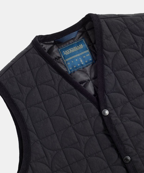 国内正規品 新品 LAVENHAM ラベンハム ナイロンベスト L トップス