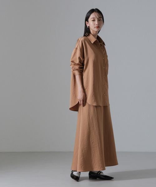 セール】ヴィンテージサテンスキッパーワイドシャツ(セットアップ可