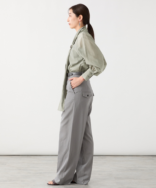 セール】オーガンジーボウタイブラウス（シャツ/ブラウス）｜VERMEIL