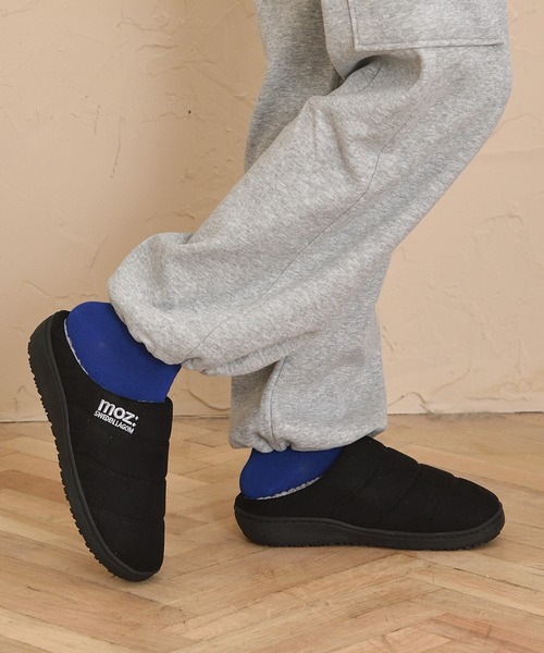 moz（モズ）の「moz(モズ)裏ボアダウンスリッポン（スリッポン・レディース・ダークベージュ/ブラック/カーキ・M/L/LL）」の14枚目の写真