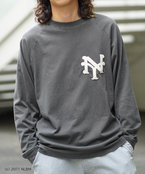 SCREEN STARS(スクリーンスターズ)の「SCREEN STARS/スクリーンスターズ Negro Leagues Damage L/S(Tシャツ/カットソー・メンズ・ライトグレー/ブラック/ブラック系その他/グレー・MEDIUM/LARGE)」の3枚目の写真