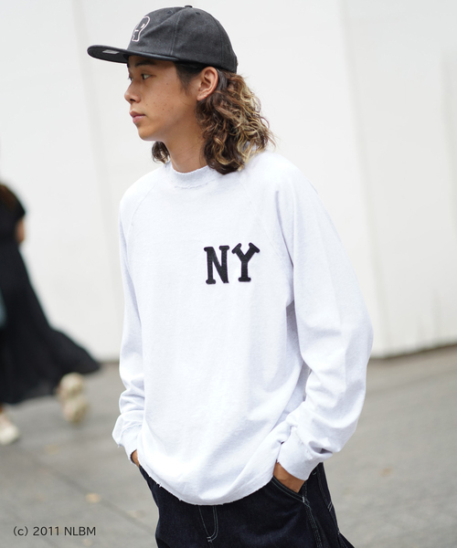 SCREEN STARS(スクリーンスターズ)の「SCREEN STARS/スクリーンスターズ Negro Leagues Damage L/S(Tシャツ/カットソー・メンズ・ライトグレー/ブラック/ブラック系その他/グレー・MEDIUM/LARGE)」の4枚目の写真