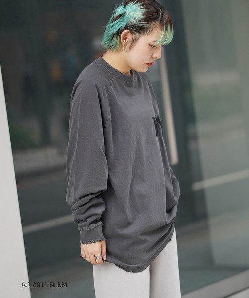 SCREEN STARS(スクリーンスターズ)の「SCREEN STARS/スクリーンスターズ Negro Leagues Damage L/S(Tシャツ/カットソー・メンズ・ライトグレー/ブラック/ブラック系その他/グレー・MEDIUM/LARGE)」の8枚目の写真