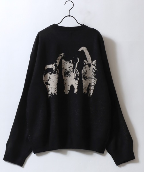 SITRY（シトリー）の「2025AW新柄 Cat ＆ Dog Jacquard Knit