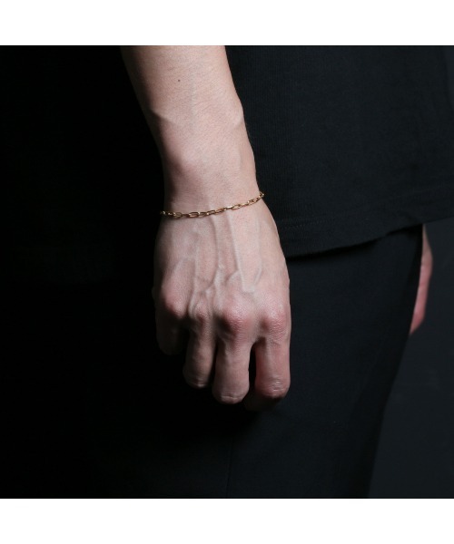 JAM HOME MADE(ジャムホームメイド)の「安全ピン ダイヤモンド チェーン ブレスレット S メンズ レディース ユニセックス SILVER925(ブレスレット・メンズ・ブラック/ゴールド/シルバー・ONE SIZE)」の13枚目の写真