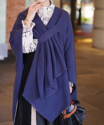 moussy新品黒 ポンチョ レディース アウターストール付き moussy新品黒 ポンチョ レディース アウターストール付き
