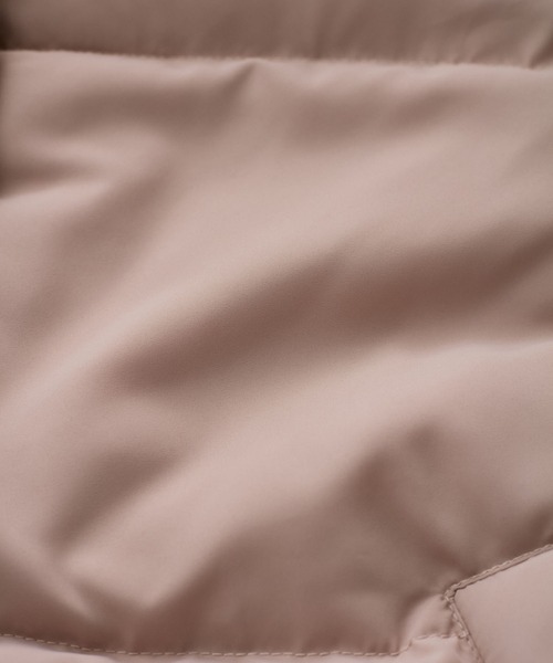 VIS（ビス）の「【撥水】【Green Down】フード取り外しダウンジャケット【2WAY】（ダウンジャケット/コート・レディース・オフホワイト/ベージュ系その他/ブラック・L/M）」の18枚目の写真