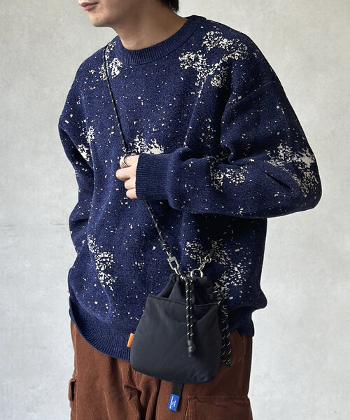 CPCM(シーピーシーエム)の「総柄モールニット(ニット/セーター・レディース・グレー/レッド/ネイビー・LARGE/MEDIUM)」の11枚目の写真