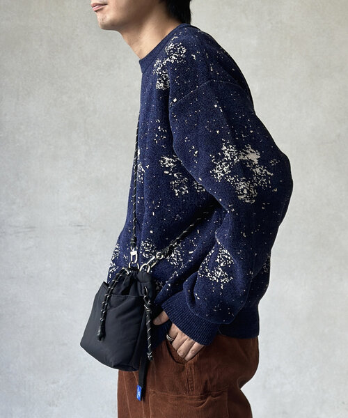 CPCM(シーピーシーエム)の「総柄モールニット(ニット/セーター・レディース・グレー/レッド/ネイビー・LARGE/MEDIUM)」の12枚目の写真