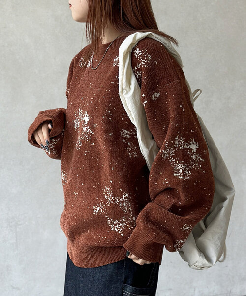 CPCM(シーピーシーエム)の「総柄モールニット(ニット/セーター・レディース・グレー/レッド/ネイビー・LARGE/MEDIUM)」の20枚目の写真