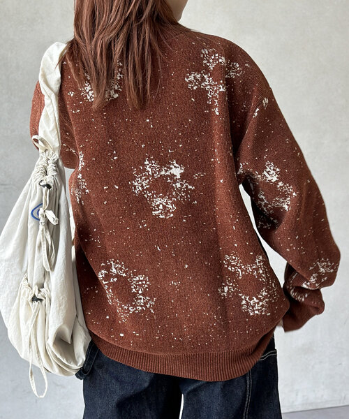 CPCM(シーピーシーエム)の「総柄モールニット(ニット/セーター・レディース・グレー/レッド/ネイビー・LARGE/MEDIUM)」の21枚目の写真