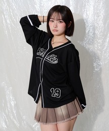 shrita | メッシュベースボールシャツ(シャツ/ブラウス)