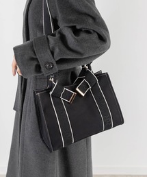 RANDA | リボンハンドルトートバッグ(トートバッグ)