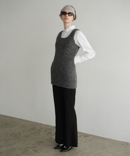 新品24AW クラネ HAND KNIT MINI ONEPIECE アイボリー セール】HAND KNIT MINI ONEPIECE（ワンピース）｜CLANE（クラネ）の