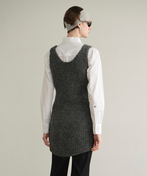 CLANE(クラネ)の「HAND KNIT MINI ONEPIECE(ワンピース・レディース・アイボリー/グレー・1/0)」の20枚目の写真