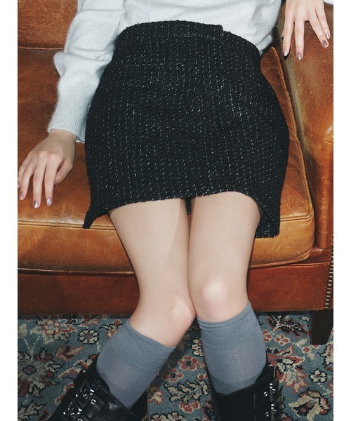 LILY BROWN（リリーブラウン）の「ミニスリットスカショーパン（その他パンツ・レディース・アイボリー/ブラック/ラベンダー・0/1）」の5枚目の写真