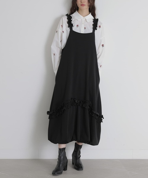 『裏シャギーフリルバルーンジャンスカ』（ジャンパースカート）｜somari imagination（ソマリ イマジネーション）