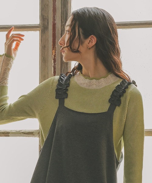 裏シャギーフリルバルーンジャンスカ』（ジャンパースカート）｜somari