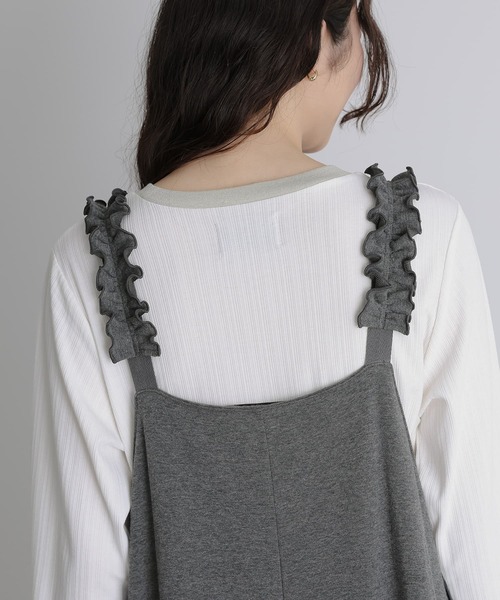 裏シャギーフリルバルーンジャンスカ』（ジャンパースカート）｜somari