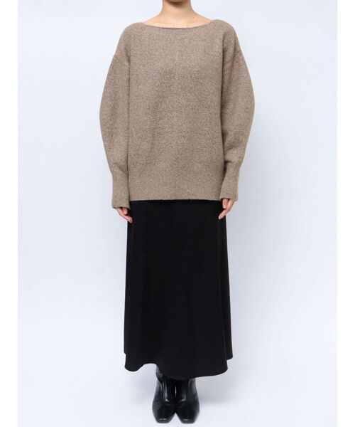 LAGUNAMOON（ラグナムーン）の「【WEB限定】ラメニットプルオーバー（ニット/セーター・レディース・レッド/ブラウン/アイボリー・FREE）」の12枚目の写真