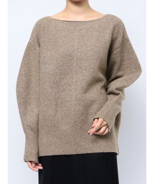 LAGUNAMOON（ラグナムーン）の「【WEB限定】ラメニットプルオーバー（ニット/セーター・レディース・レッド/ブラウン/アイボリー・FREE）」の18枚目の写真